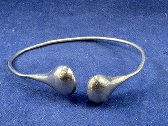 Sterling Silver Kidney Cuff Bracelet