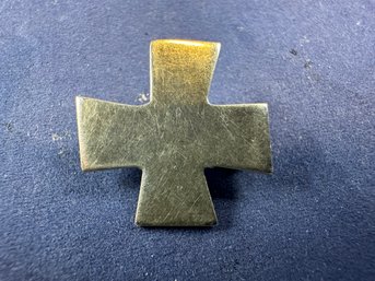 Sterling Silver Cross Pin