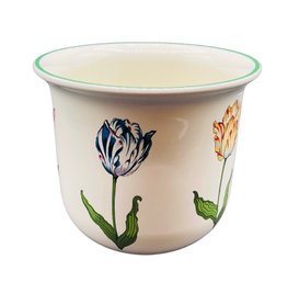 Tiffany & Co. 'Tulips' Ceramic Cache Pot/Planter
