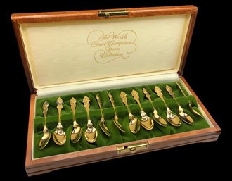 The World's Great Composers Spoon Collection, Franklin Mint Circa 1977
