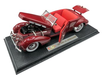 Mounted Scaled Model Of S 1937 Cord 812 Supercharged