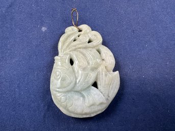 Carved Jade Pendant Needs New Bail