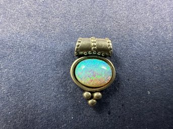 Sterling Silver & Opal Pendant