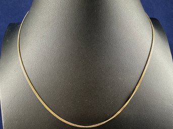 14K Yellow Gold Chain, 16'