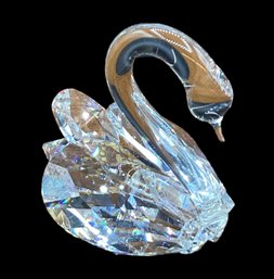 Zoo Crystal Swan Paperweight, 2.25 Long