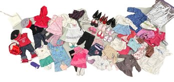 Large Lot Of American Girl Doll Clothes