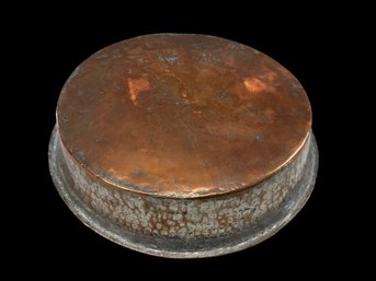 Vintage Hammered Copper Pan