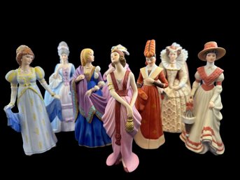 Collection Of 8 Lenox Great Fashions Of History Figurines