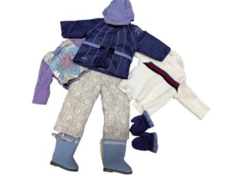 American Girl Doll Snow Fun Outfit