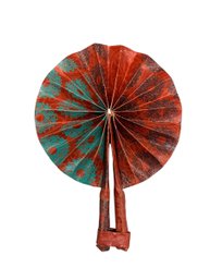 Hand Fan - Fabric Covered In Coating