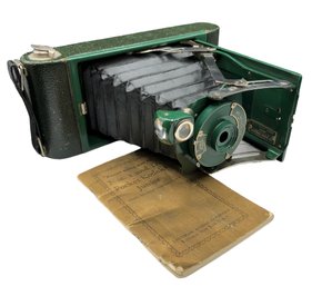 Vintage Collectible Kodak Vintage 1920's 'KODO' #1A Junior Pocket Green Camera