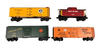 Lot 2 Of Four(4) Unboxed Train Cars