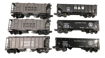 Lot 5 Of Six (6) Unboxed Train Cars