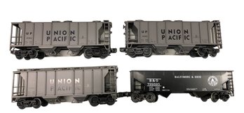 Lot 7 Of Four(4) Unboxed Train Cars