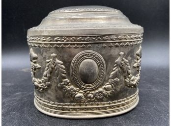 Vintage Silver Plated Velor Lined Box