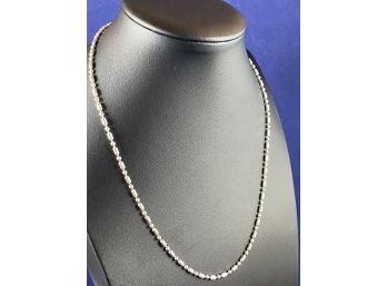 Sterling Silver Chain Necklace, 18'