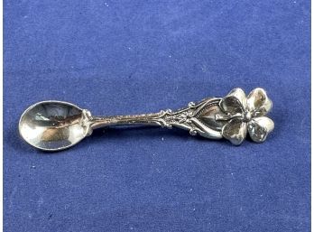 Beau Sterling Silver Spoon Brooch Pin, Signed