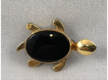 12K Gold Filled Turtle Pin