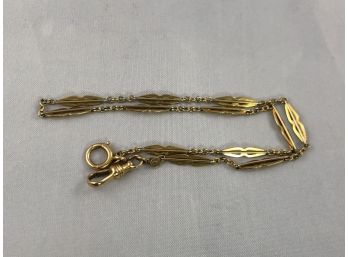 14k Gold Vintage Pocket Watch Chain