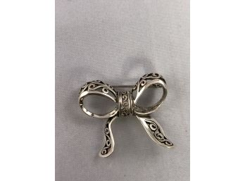 Jezlaine, Jez, Sterling, Silver, Bow Pin