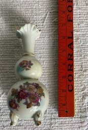 Vintage Hand Painted Porcelain Bud Vase