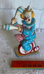 Clown Iron Doorstop - 8 Tall