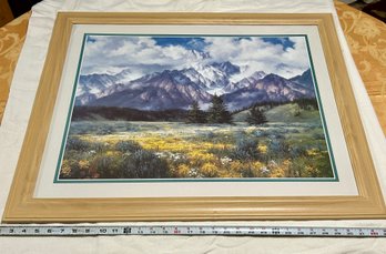 Large Rocky Mountains Art Print - Jack Sorenson