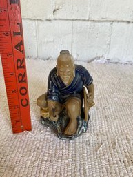 Vintage Shiwan Chinese Mud Man