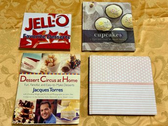 Dessert Cook Book Lot - Cupcakes, Jello