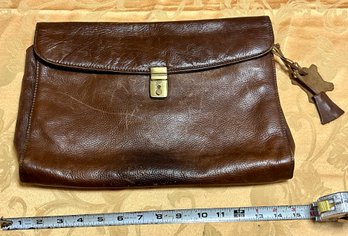 Vintage Brown Leather Professional Soft Briefcase Satchel