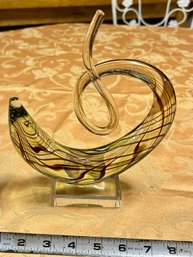 Vintage Hand Blown Art Glass