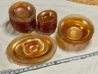 Lot Of Assorted Carnival Glass