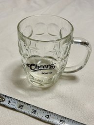 Vintage Cheers Boston Glass Beer Mug