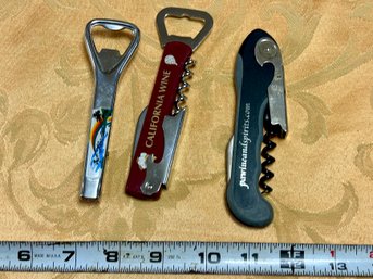 Collection Of Wine & Bottle Openers