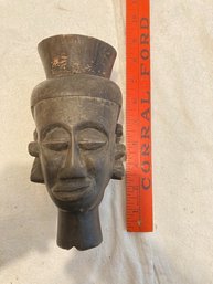 Vintage Carved African Effigy Pipe?