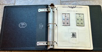 1930s-1950s Stamp Binder - Presidential Issue, Air Mail, Twin-Motor Series