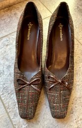 Dressbarn Enid Plaid Heels - Size 10M Women's Shoe