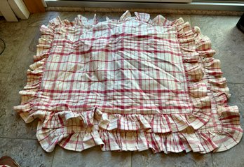 Vintage Red Gingham Standard Pillow Shams