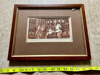 Lois Carlisle 'Childhood Fantasy' Carousel Signed & Numbered Print