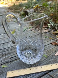 Modern Crystal Class Lemonade Pitcher