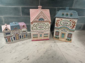 Lenox Village Countertop Cottages - Flour, Sugar, Recipes