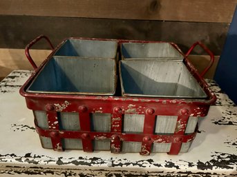 Metal Vintage Storage Basket