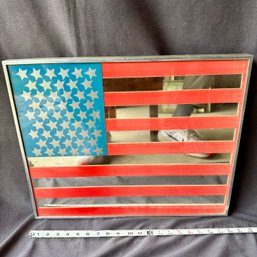 1970s American Flag Wall Mirror