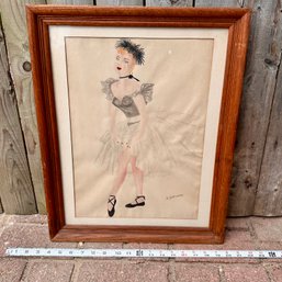 C D Mayer Ballerina Drawing