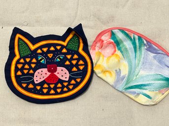 Cosmetic Bags Cat & Floral