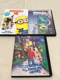 Children's DVDs Despicable Me Monsters INC