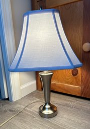 Modern Silver Side Table Lamp