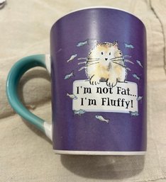 Fluffy Cat Large Coffee Mug