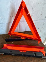 Collapsible Road Warning Breakdown Signs