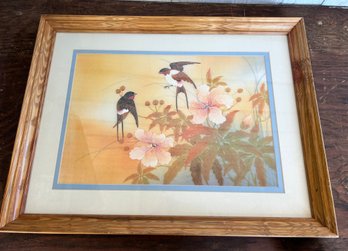 Johnny Lung Lithograph Tropical Birds